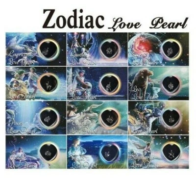 Love Wish Pearl Necklace Kit Set Culture Pearl 16" Necklace Zodiac - Image 1 of 4