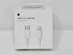 Genuine Apple MUQ93AM/A USB-C to Lightning 1m/3ft Charging Cable - White - Photo 1 sur 6