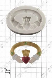 Silikonform Claddagh Lebensmittelgebrauch FPC Sugarcraft - Bild 1 von 1