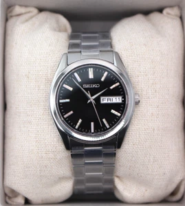 Seiko Selection SBTH011 Black Dial Stainless Steel Sapphire Glass Men Watch 2024 - Picture 1 of 19