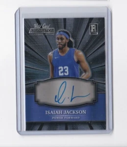 ISAIAH JACKSON '22 WILDCARD ALUMINATION AUTOGRAPHED ROOKIE CARD-SHIPS FREE TO US - Picture 1 of 24