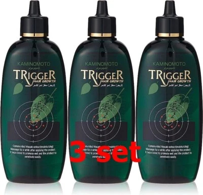 Kaminomoto Japan Medicated Hair Growth TRIGGER 180ml  Scalp Tonic set of 3 - image 1 of 3