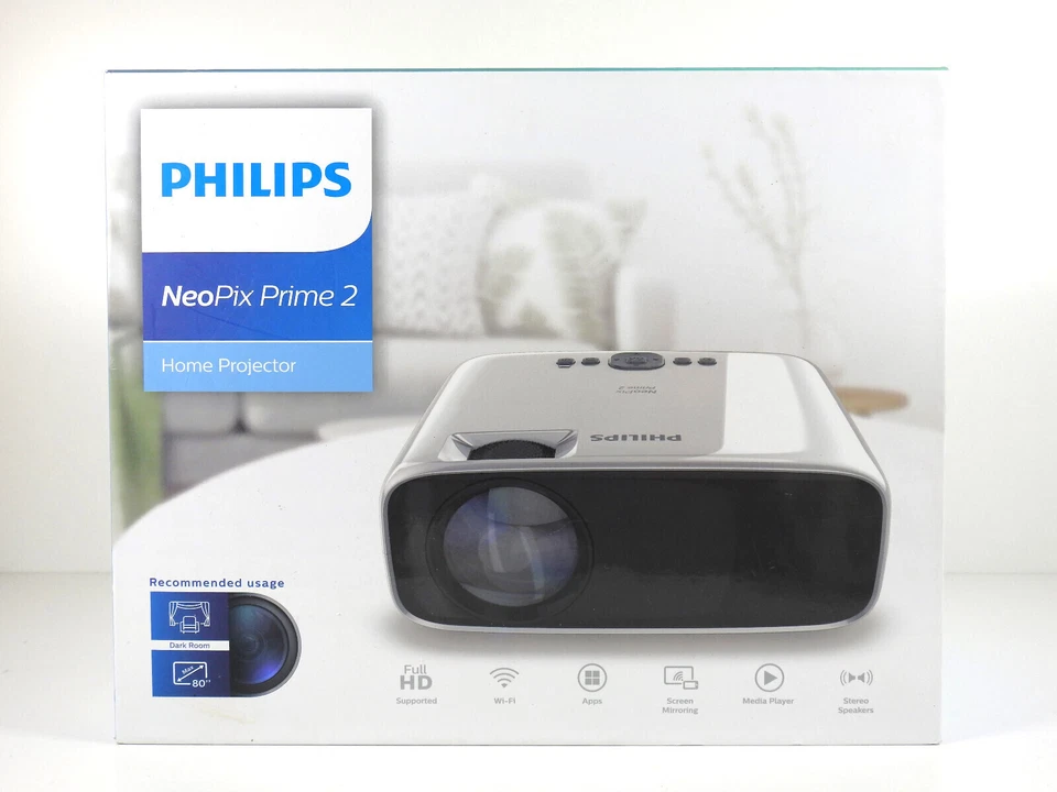 Philips NeoPix Prime 2 NPX542/INT Heimkino-Projektor WLAN, Bluetooth, HDMI * - Bild 1 von 4