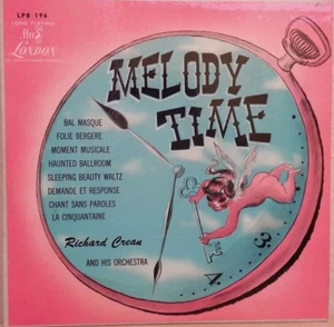 RICHARD CREAM AND HIS ORCHESTRA -MELODY TIME- MADE IN USA 10" LP WALTZ - Picture 1 of 5