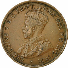 [#491956] Münze, Australien, George V, Penny, 1915, London, SS, Bronze, KM:23