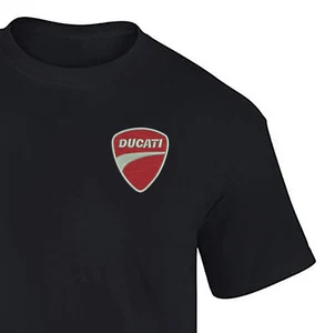 Ducati style - Racing Car Merch Unisex T-Shirt - Embroidered Logo - Picture 1 of 7