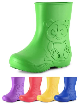 Ladeheid Kinder federleichte EVA Gummistiefel Regenschuhe Kinderstiefel LA-CA-10