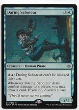 MTG magic 4x Daring Saboteur FOIL (M/NM) Ixalan