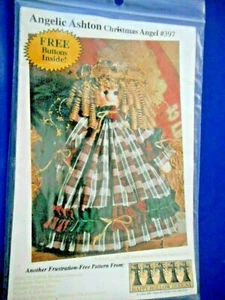 '93 ANGELIC ASHTON Sewing Pattern CHRISTMAS ANGEL 18" Doll Happy Hollow Designs - Picture 1 of 11