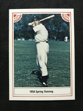 1983 Red ASA series 1 - Joe Dimaggio Story - 1950 Spring Training -card 8 of 12