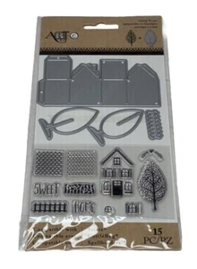 Art-C Home Sweet Home Stempel und Stanzen 15 Stück Set - Bild 1 von 7
