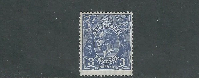 AUSTRALIA 1931-36 KGV (Scott 117 3d wmk small cwn CofA multiple) F/VF MNH zy - Image 1 of 1