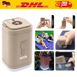 NEW USB Tragbare Mini-Luftpumpe wiederaufladbar für Luftbett Matratze und Kajak - Bild 1 von 11