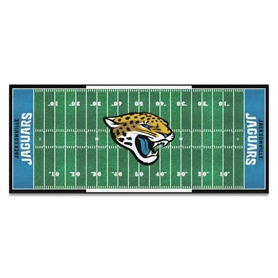 Alfombra de corredor de campo Fanmats 7355 NFL - Jacksonville Jaguars - 30 pulgadas x 72 pulgadas. Foto 1 de 2