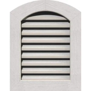 Ekena Millwork Round Top Gable Mount Vents and Louvers Built-in Screen/Paintable - Picture 1 of 4