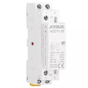 Contattore AC Uso Domestico 2P 25A 2NO 220V / 230V 50 / 60Hz, 2 Poli a Due Vie - Foto 1 di 12