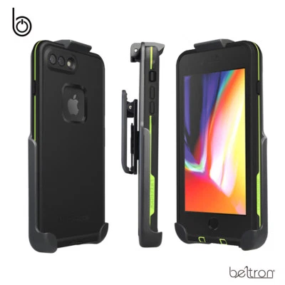 Belt Clip Holster fits LifeProof FRE - iPhone 8 Plus 5.5" w/ Built-In Kickstand - Image 1 of 4