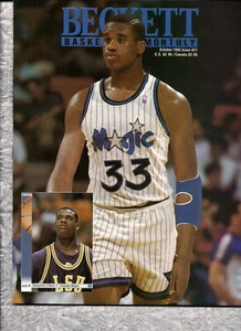 BECKETT BASKETBALL MONTHLY~#27~WITH~SHAQUILLE O' NEAL~OCTOBER~1992~FIND IT HERE! - Picture 1 of 6