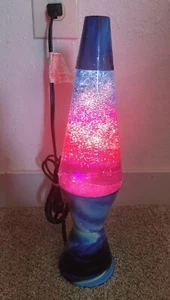 Lava Lamp Light 16.5" Northern Lights Base and Cap - Multicolor Glass - Picture 1 of 3