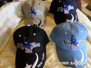 NUEVO Sombrero de béisbol camionero de la Estatua de la Libertad de Nueva York para hombre / negro / azul / marrón - Imagen 1 de 6