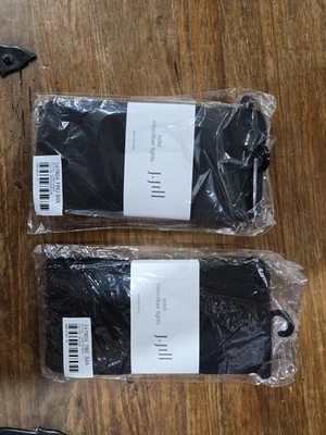 J Jill microfiber Tights Dark Charcoal Made in Italy 3X/4X 2 Pair - Image 1 of 3