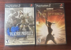 Valkyrie Profile 2: Silmeria And Dark Alliance Lot Sony PlayStation 2 CIB Tested - Picture 1 of 4