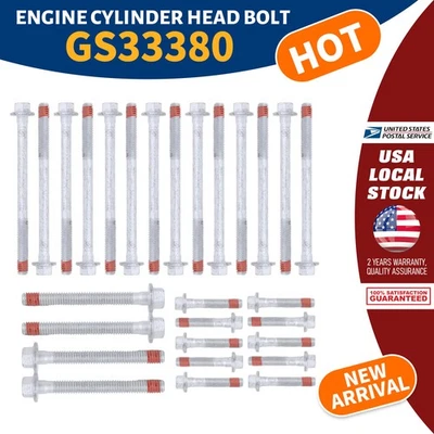 New For Pontiac Firebird 5.7L 1998-2002 Head Bolts OE#GS33380 High Quality - Image 1 of 4