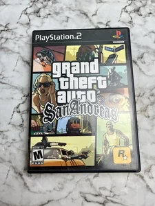 Grand Theft Auto: San Andreas (2004) PS2 Game – Not Tested - Manual - Picture 1 of 14