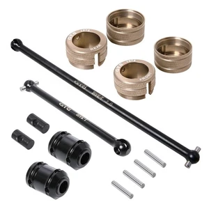 GTB CNC Steel Front Rear Center Driveshaft for 1/5 RC Car Losi 5ive T  2.0 Part - Picture 1 of 14