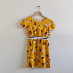 ON Yellow Floral Dress Sz L/10/12 - Picture 1 of 6