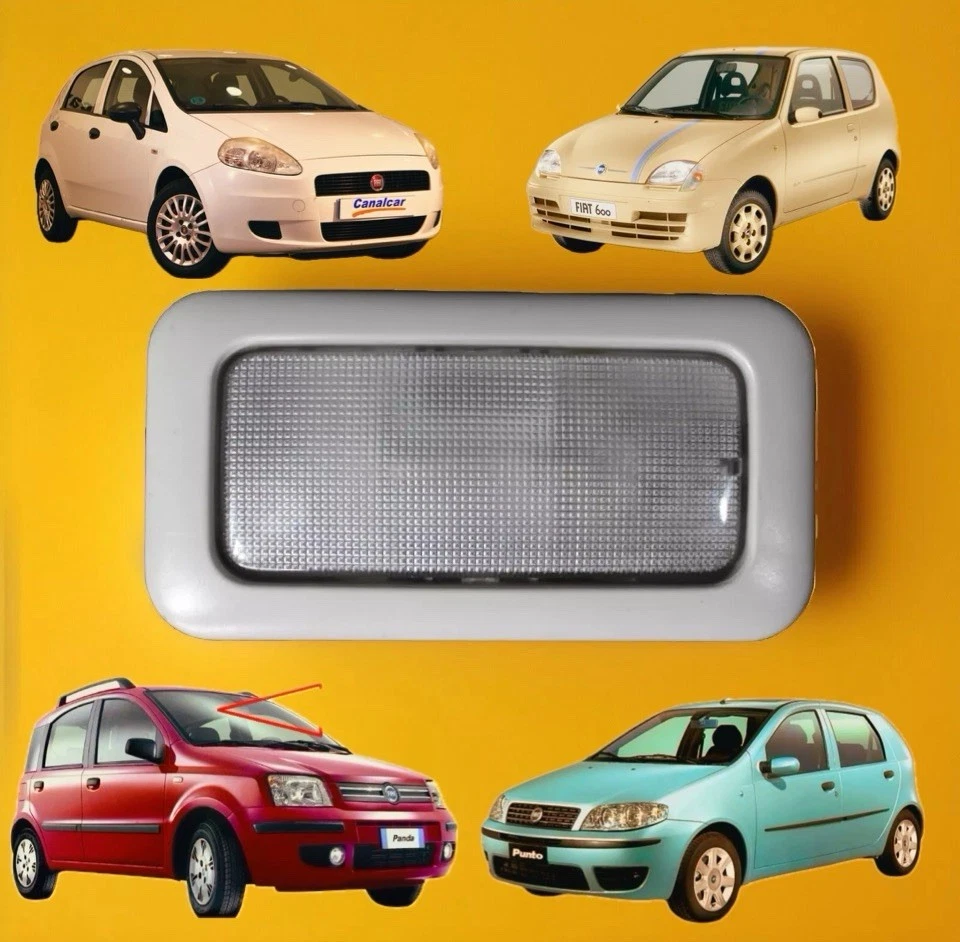Plafoniera abitacolo interno,Vari Modelli FIAT Cod.755244962. Panda/Punto/tipo/ - Immagine 1 di 4