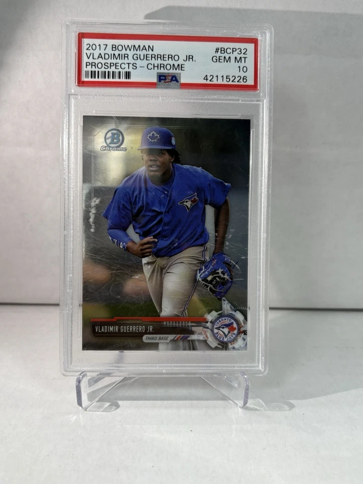 Bowman Chrome Prospects Vladimir Guerrero Jr. 2017 PSA 10 Foto 1 de 2