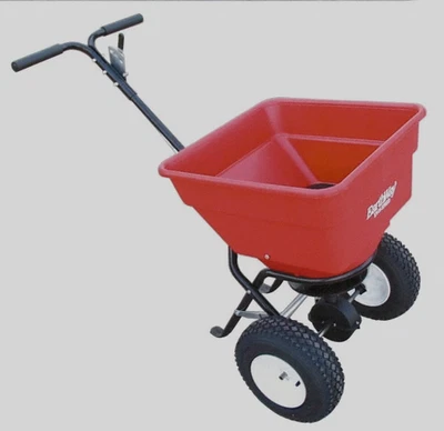 Earthway Commercial Broadcast Spreader  100lb Capacity Hopper  13" Wheels  2170 - Image 1 of 4