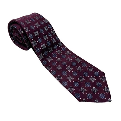 Corbata para hombre Boss Hugo Boss 100 % seda estampada Foto 1 de 4