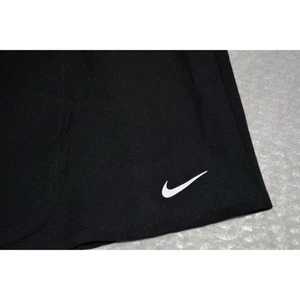 46273-a Nike Tennis Skort Skirt Shorts Lined Black Polyester Size 2X Womens NEW - Picture 1 of 11
