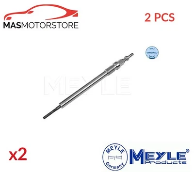ENGINE GLOW PLUGS MEYLE 014 860 0007 2PCS A NEW OE REPLACEMENT - Image 1 of 4