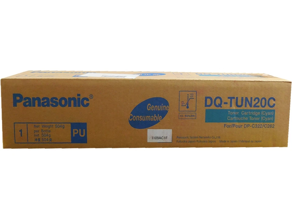 Toner ciano Panasonic DQ-TUN20C - Imagem 1 de 1