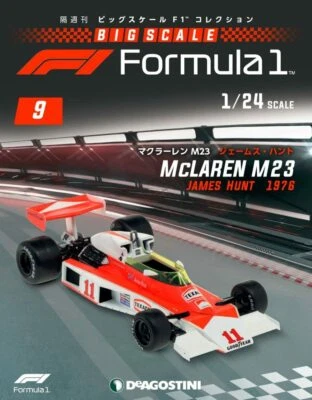 1/24 DeAGOSTINI Big Scale F1 #9 McLaren M23 James Hunt 1976 model cars Formula 1 - Image 1 of 4