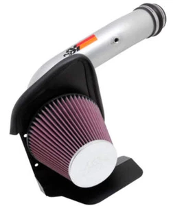 K&N Fits 10-11 Ford Taurus 3.5L V6 Silver Typhoon Cold Air Intake - Foto 1 di 15
