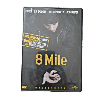 8 Mile (DVD, 2002) Eminem Kim Basinger Brittany Murphy Mekhi Phifer - Image 1 of 4