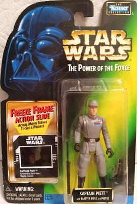 Star Wars Poder de la Fuerza. Figuras de acción Capitán Piett. Con pistolas. Foto 1 de 4