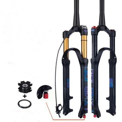 MTB Bike Suspension Air Fork 26/27.5/29" Adjustment Manual/Remote Bicycle Fork - Image 1 of 4