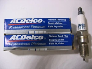 GENUINE ACDelco 41-940 Platinum Spark Plug (2) - Picture 1 of 2