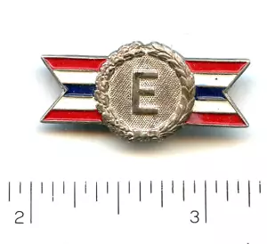 VINTAGE US Army-Navy "E" Production Award Sterling 1940s - Picture 1 of 2