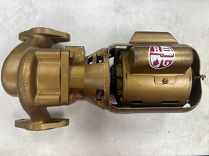 ๐ BELL & GOSSETT IN-LINE BOOSTER PUMP 102213 W/ BELL & GOSSETT 1/6 HP MOTOR - Picture 1 of 8