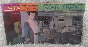 Set of 3 *Factory Sealed* Star Trek Inspired Adventure Stories 1979 Peter Pan LP - Picture 1 of 10