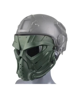 Máscara protectora facial completa táctica casco exterior máscara CS juego de paintball juegos con disfraces Foto 1 de 4