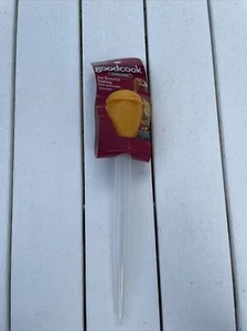 GOOD COOK Turkey Baster, Heat Resistant with Yellow Rubber Bulb 1 Pack # 10801 - Picture 1 of 3