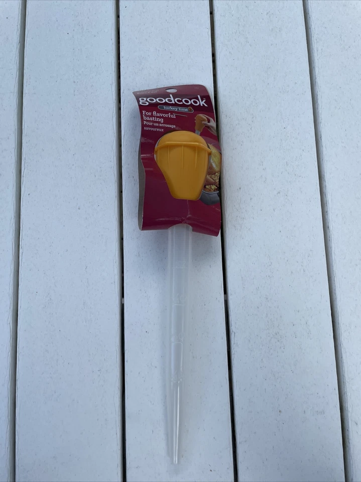 GOOD COOK Turkey Baster, Heat Resistant with Yellow Rubber Bulb 1 Pack # 10801 - Image 1 of 3