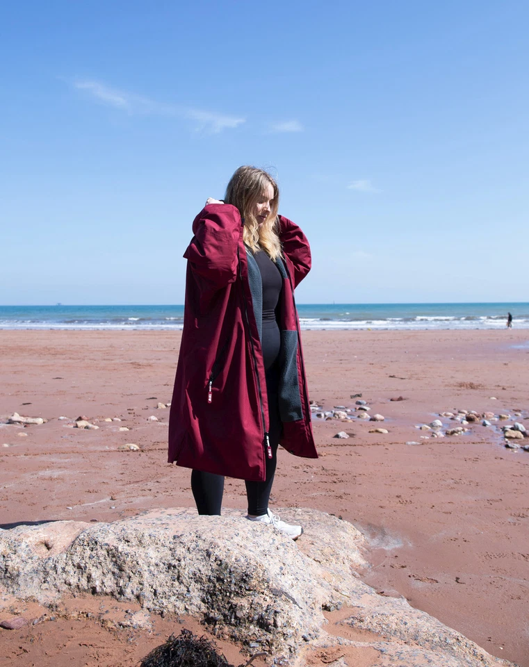 Two Bare Feet Core Long Sleeve Waterproof Changing Robe for SUP, Swim,Surf,Beach - Image 1 of 1